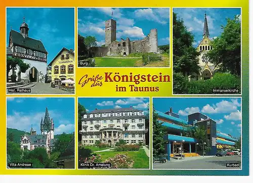 Ansichtskarte Königstein im Taunus - nicht gelaufen