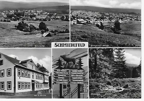 Ansichtskarte Schmiedefeld am Rennsteig Kr. Ilmenau - nicht gelaufen 