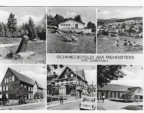 Ansichtskarte Schmiedefeld am Rennsteig Kr. Ilmenau - nicht gelaufen 