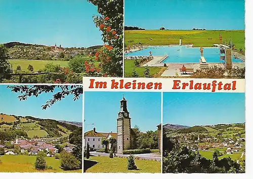 Ansichtskarte Kleines Erlauftal - nicht gelaufen 