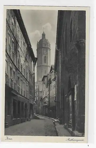 Ansichtskarte Jena  - Rathausgasse - nicht gelaufen 