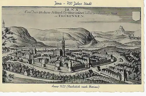 Ansichtskarte Jena - 700 Jahre Stadt - nicht gelaufen 1936