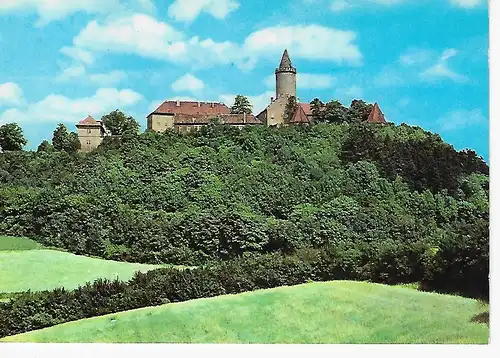 Ansichtskarte Kahla (Kr. Jena) - Die Leuchtenburg - gelaufen  1976