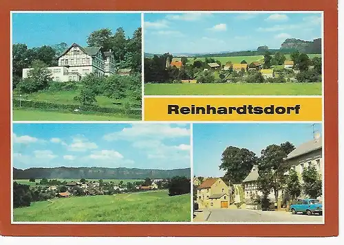 Ansichtskarte Reinhardtsdorf-Schöna (Kr. Pirna) - gelaufen