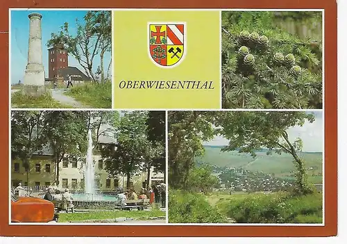 Ansichtskarte Oberwiesenthal (Kr. Annaberg) - gelaufen 