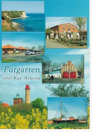 Ansichtskarte Putgarten und Kap Arkona auf Rügen - nicht gelaufen 