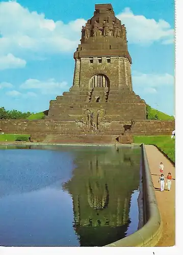 Ansichtskarte Messestadt Leipzig - Völkerschlachtdenkmal - gelaufen 1979