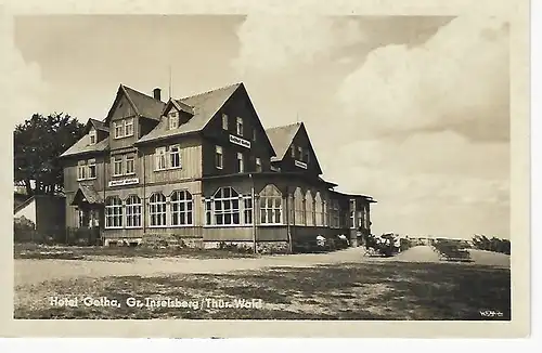 Ansichtskarte Hotel Gotha - Großer Inselsberg / Thür. Wald - nicht gelaufen 