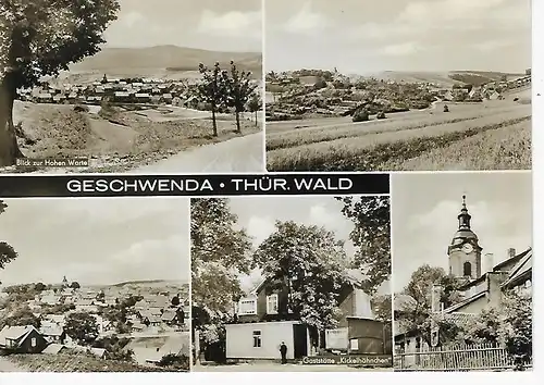 Ansichtskarte Geschwenda - Thüringer Wald - nicht gelaufen 