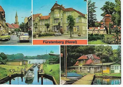 Ansichtskarte Fürstenberg / Havel - gelaufen 1981