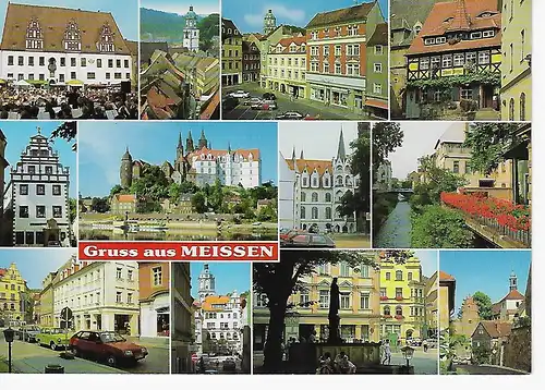 Ansichtskarte Meissen an der Elbe  - nicht gelaufen