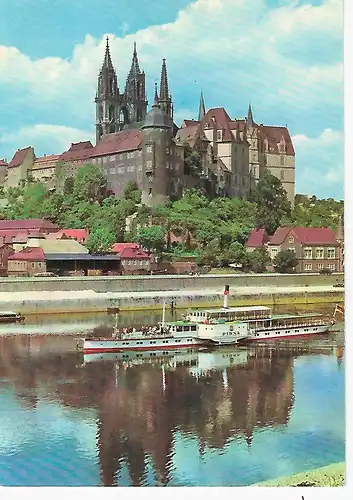 Ansichtskarte Meißen an der Elbe - Albrechtsburg und Dom  - nicht gelaufen
