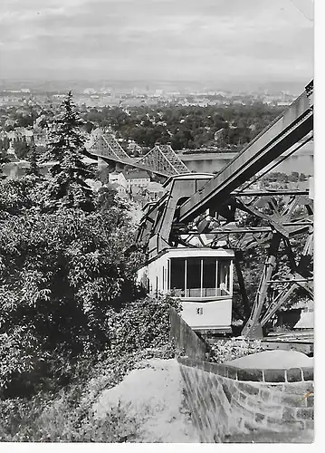 Ansichtskarte Dresden - Blick von der Loschwitzhöhe - gelaufen 1979