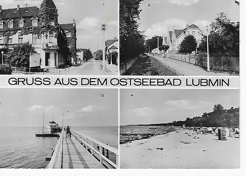 Ansichtskarte Ostseebad Lubmin-  gelaufen 