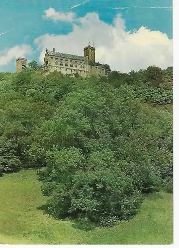 Ansichtskarte Eisenach / Thüringen - Die Wartburg - Ansicht von Südosten - nicht gelaufen