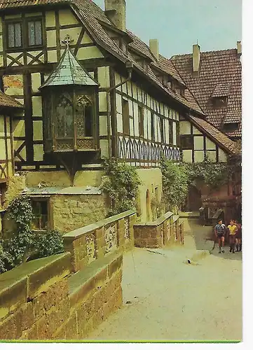 Ansichtskarte Eisenach / Thüringen - Die Wartburg - Vogtei mit Nürnberger Erker - nicht gelaufen