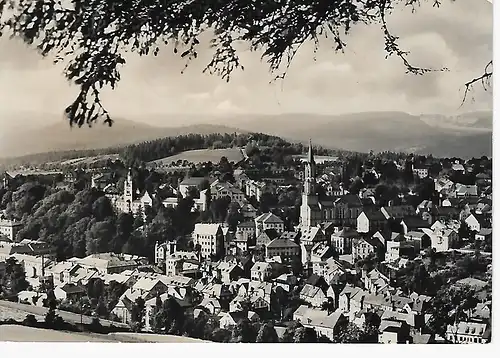 Ansichtskarte Eibenstock Erzgebirge - gelaufen 1992