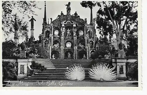 Ansichtskarte Der Maggiore See - Isola Bella - Der Garten - nicht gelaufen