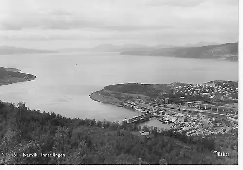 Ansichtskarte Narvik - Innseilingen - nicht gelaufen