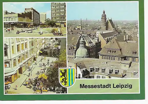 Ansichtskarte Messestadt Leipzig - nicht gelaufen