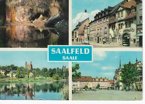 Ansichtskarte Saalfeld (Saale) - gelaufen 