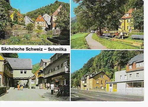Ansichtskarte Sächsische Schweiz - Schmilka - beschrieben 1981
