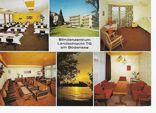 Ansichtskarte Blindenzentrum Landschlacht TG am Bodensee - nicht gelaufen 
