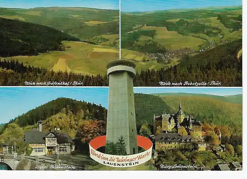Ansichtskarte Rund um die Thüringer Warte - Lauenstein - nicht gelaufen