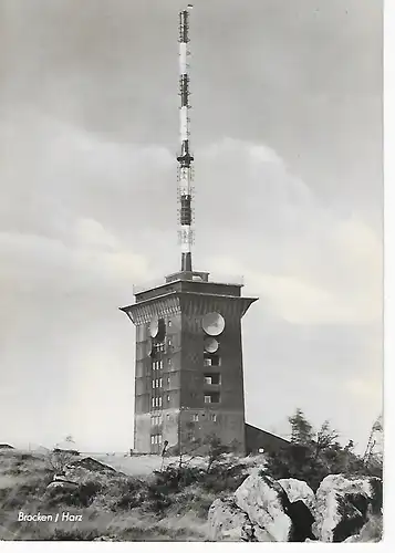 Ansichtskarte Brocken / Harz - Brockenhotel - nicht gelaufen