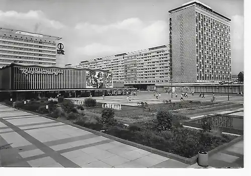 Ansichtskarte Dresden - Interhotels "Newa" und "Bastei" - gelaufen 1974