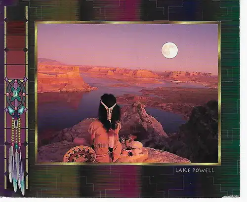 Ansichtskarte Lake Powell - gelaufen 