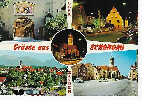 Ansichtskarte Schongau - Oberbayern - nicht gelaufen