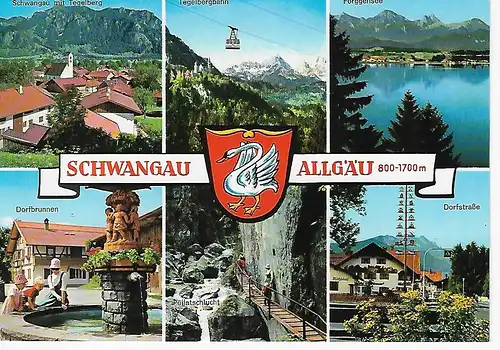 Ansichtskarte Schwangau Allgäu - nicht gelaufen