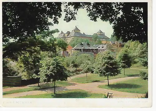 Ansichtskarte Schloß Augustusburg im Erzgebirge - gelaufen 