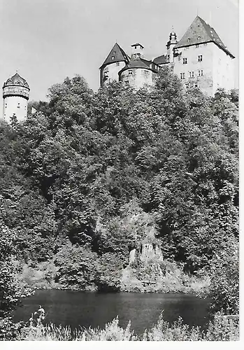 Ansichtskarte Schloß Burgk (Kr. Schleiz) - Staatliches Heimatmuseum - gelaufen 