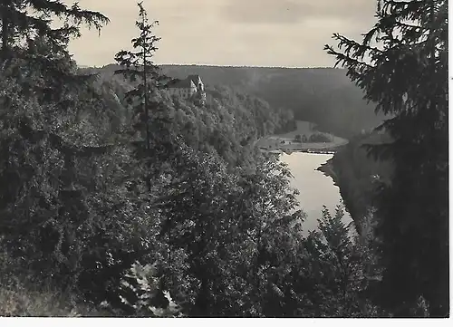 Ansichtskarte Schloß Burgk / Saale - Marienblick - gelaufen 1969
