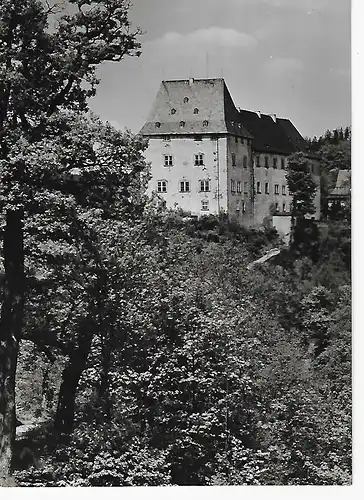 Ansichtskarte Heimat- und Schloßmuseum Burgk - gelaufen 1967
