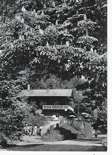 Ansichtskarte Am Schweizerhaus im Schwarzatal (Thür. Wald) - nicht gelaufen