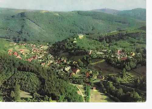 Ansichtskarte Schwarzburg - Thür. Wald - Trippsteinblock - gelaufen 1967