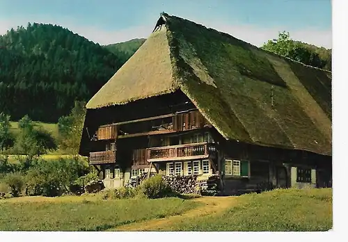 Ansichtskarte Schwarzwälder Bauernhaus - nicht gelaufen