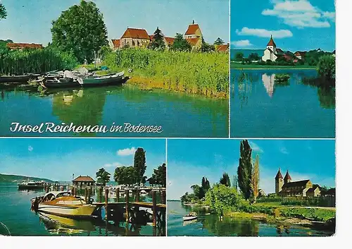 Ansichtskarte Insel Reichenau im Bodensee - gelaufen 1977