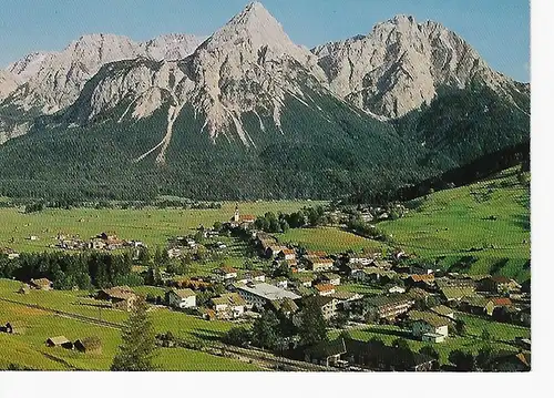 Ansichtskarte Lermoos - Tirol - Österreich - gegen Sonnenspitze - nicht gelaufen 