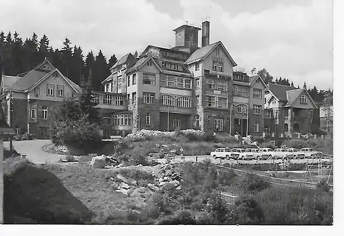 Ansichtskarte Schierke (Kr. Wernigerode) - FDGB-Erholungsheim "Herrmann Duncker" - gelaufen 1981