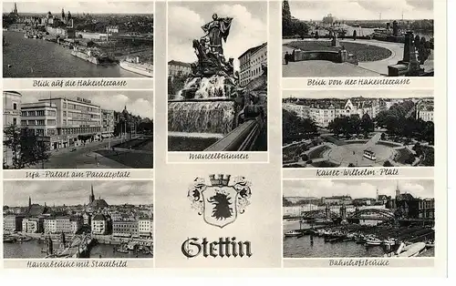 Ansichtskarte Stettin - (Polen) - gelaufen 