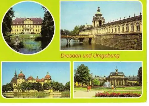 Ansichtskarte Dresden und Umgebung - gelaufen 1984