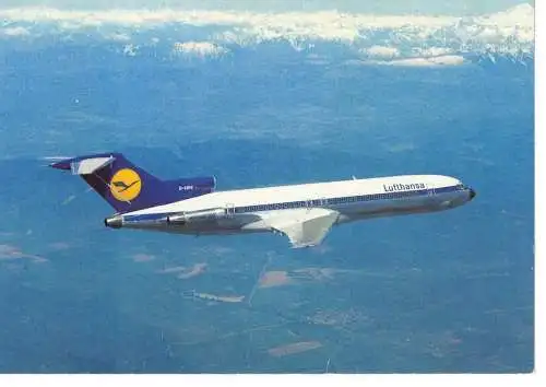 Ansichtskarte Lufthansa B 727 Europa Jet 