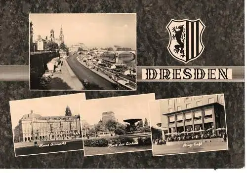 Ansichtskarte Dresden  - gelaufen 1965