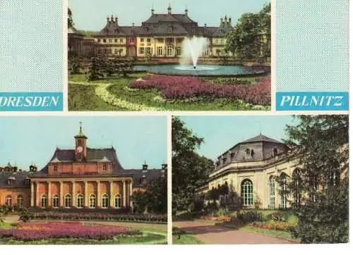 Ansichtskarte Dresden - Dresden-Pillnitz - gelaufen 1968