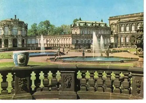 Ansichtskarte Dresden - Zwinger - gelaufen 1976