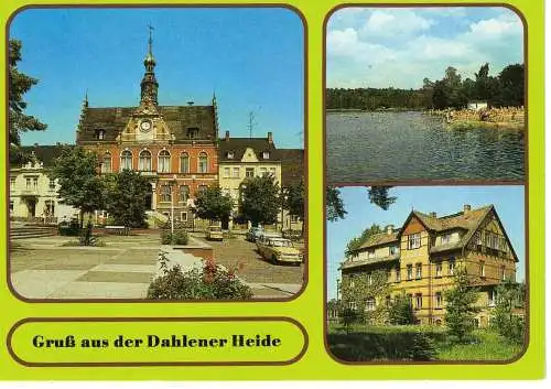 Ansichtskarte Dahlener Heide - gelaufen 